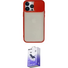 Uravas Store Ieg™ Iphone 13 Pro Max Kılıf Vadi Çizgi - Siyah Bilvis 5ın1 5d Magic Hayalet Cam Ekran Koruyucu