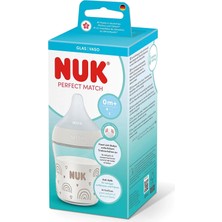 Nuk Perfect Match Cam Biberon, 120ML, Beyaz,unisex