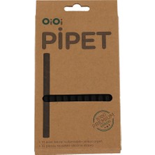 Silikon Pipet 10'lu Bitter Black