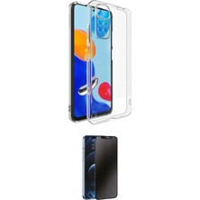 Uravas Store Ieg™ Redmi Note 11 Pro Kılıf Zirve Doku - Siyah 3D Antistatik Hayalet Cam Ekran Koruyucu
