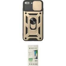 Uravas Store Ieg™ Iphone 7 Plus Kılıf Ahenk Klasik - Siyah 20D Premium Cam Ekran Koruyucu