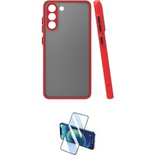 Uravas Store Ieg™ Galaxy S21 Fe Kılıf Ahenk Çizgi Serisi - Siyah 3D Antistatik Cam Ekran Koruyucu