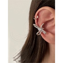 OkkoStore Taşlı Fiyonk Earcuff