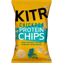 KITR Kıtr Yüksek Protein Nohut Cipsi Deniz Tuzu & Fesleğen (5 Adet)