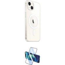 Uravas Store Ieg™ Iphone 14 Kılıf Ahenk Yansıma Prime - Siyah 3D Antistatik Cam Ekran Koruyucu