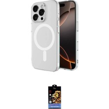 Uravas Store Ieg™ Iphone 16 Pro Kılıf Ahenk Yansıma Prime - Siyah Buffer Hayalet Cam Ekran Koruyucu
