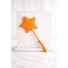 Dharmony.co Sihirli Yıldız Ödeme Değneği Magic Card Wand - Turuncu