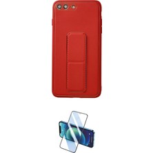 Uravas Store Ieg™ Iphone 7 Plus Kılıf Akış Doku - Siyah 3D Antistatik Cam Ekran Koruyucu