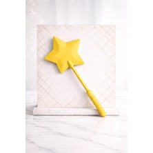 Dharmony.co Sihirli Yıldız Ödeme Değneği Magic Card Wand - Sarı