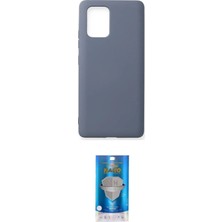Uravas Store Ieg™ Galaxy A91 / S10 Lite Kılıf Ahenk Serisi - Şeffaf Royal Nano Ekran Koruyucu