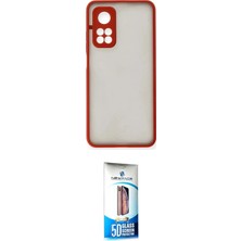 Uravas Store Ieg™ Mi 10T Kılıf Ahenk Çizgi Serisi - Siyah 5d Eko Cam Ekran Koruyucu