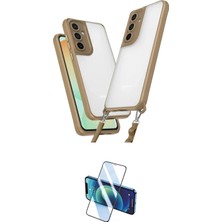 Uravas Store Ieg™ Galaxy A25 5g Kılıf Ufuk Klasik - Siyah 3D Antistatik Cam Ekran Koruyucu