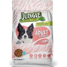 3 Adet Jungle Köpek Maması Kuzulu 2.5 kg