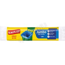 Koroplast Güçlü Jumbo Boy Çöp Torbası 7'li
