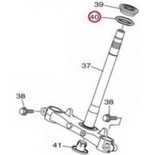 Yamaha x Max 250 18-22 Ön Maşa Furç Toz Keçesi 3FV-23462-00