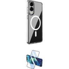 Uravas Store Ieg™ Galaxy S25 Edge Kılıf Ahenk Yansıma Prime - Siyah 3D Antistatik Cam Ekran Koruyucu