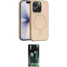 Uravas Store Ieg™ Iphone 16 Pro Max Kılıf Atlas Asil Prime - Siyah 360 Mat Full Body Arka Koruyucu