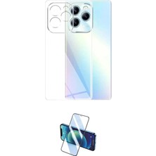 Uravas Store Ieg™ Hot 40I Kılıf Zirve Doku - Siyah 3D Antistatik Cam Ekran Koruyucu