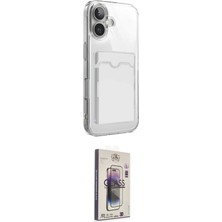 Uravas Store Ieg™ Iphone 17 Kılıf Doruk Klasik Koleksiyonu - Siyah Bilvis 3D Cam Ekran Koruyucu