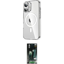 Uravas Store Ieg™ Iphone 16 Kılıf Nova Doku - Siyah 360 Mat Full Body Arka Koruyucu