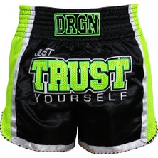 Dragondo MT3110 Muat Thai Şortu Nakışlı Kick Boks Şortu