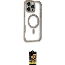 Uravas Store Ieg™ Iphone 16 Pro Kılıf Eksen Klasik Koleksiyonu - Siyah Buffer Cam Ekran Koruyucu