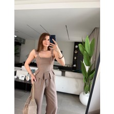 My Lunessa Mas Du Vizon Korse Bluz Pantolonlu Keten Takım