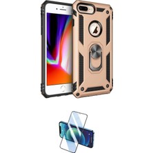 Uravas Store Ieg™ Iphone 7 Plus Kılıf Ahenk Klasik Koleksiyonu - Siyah 3D Antistatik Cam Ekran Koruyucu