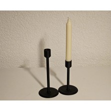 Lunera Accessories 2’li Modern Şamdan Seti – 3D Baskı Dekoratif Mumluk & Masaüstü Aksesuarı