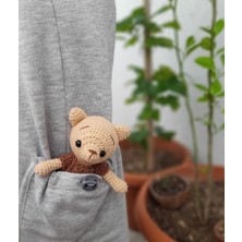 Renkli Ve Kreatif Amigurumi Tulumlu Ayıcık