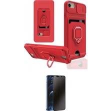 Uravas Store Ieg™ Iphone 7 Kılıf Vadi Form Prime - Siyah 3D Antistatik Hayalet Cam Ekran Koruyucu