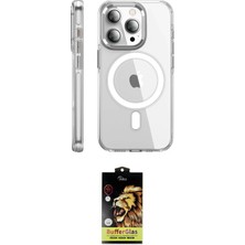 Uravas Store Ieg™ Iphone 15 Pro Max Kılıf Nova Doku - Siyah Buffer Cam Ekran Koruyucu