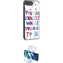 Uravas Store Ieg™ Iphone 7 Plus Kılıf Odak Klasik Serisi - Beyaz 3D Antistatik Seramik Nano Ekran Koruyucu