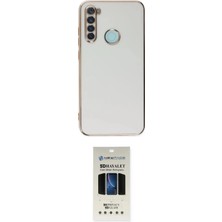 Uravas Store Ieg™ Redmi Note 8 Kılıf Yankı Serisi - Siyah 5d Hayalet Cam Ekran Koruyucu