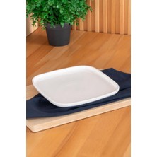 Acar Pure Royal 4'lü Kare Pasta Tabak 20CM