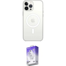 Uravas Store Ieg™ Iphone 13 Pro Max Kılıf Ahenk Yansıma Prime - Siyah Bilvis 5ın1 3D Magic Cam Ekran Koruyucu