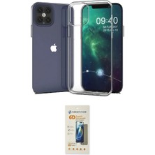 Uravas Store Ieg™ Iphone 12 Pro Max Kılıf Zirve Doku - Siyah 6d Mat Seramik Hayalet Nano Ekran Koruyucu