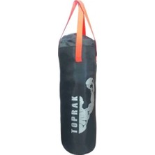 Fırsatkolik Boks Torbası Eldiven ve Karabina Hediyeli Içi Dolu 60X22CM Füme