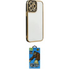 Uravas Store Ieg™ Iphone 14 Pro Kılıf Çekirdek Klasik Serisi - Siyah 18D Cam Ekran Koruyucu