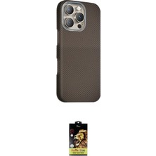 Uravas Store Ieg™ Iphone 16 Pro Max Kılıf Kozmos Klasik Prime - Siyah Buffer Cam Ekran Koruyucu