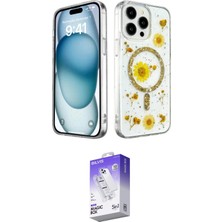 Uravas Store Ieg™ Iphone 14 Pro Max Kılıf Kozmos Doku - Siyah Bilvis 5ın1 3D Magic Cam Ekran Koruyucu