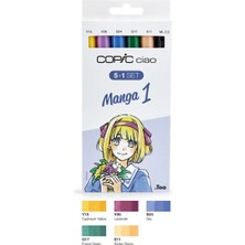 Copic Cıao 5+1 Set Manga 1, 6 Pcs