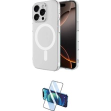 Uravas Store Ieg™ Iphone 16 Pro Kılıf Ahenk Yansıma Prime - Siyah 3D Antistatik Cam Ekran Koruyucu