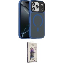 Uravas Store Ieg™ Iphone 17 Pro Max Kılıf Doruk Form Serisi - Siyah Bilvis 3D Cam Ekran Koruyucu