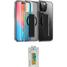 Uravas Store Ieg™ Iphone 14 Pro Max Kılıf Nova Işık Koleksiyonu - Siyah Polymer Nano Ekran Koruyucu
