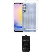 Uravas Store Ieg™ Galaxy A25 5g Kılıf Zirve Doku - Siyah 6d Antistatik Mat Seramik Hayalet Nano Ekran Koruyucu