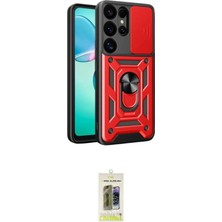 Uravas Store Ieg™ Galaxy S25 Ultra Kılıf Ahenk Klasik - Siyah Joko Magic 5d Hayalet Cam