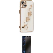 Uravas Store Ieg™ Iphone 14 Kılıf Nova Işık Prime - Siyah 3D Antistatik Hayalet Cam Ekran Koruyucu