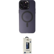 Uravas Store Ieg™ Iphone 14 Pro Max Kılıf Kozmos Çizgi Prime - Siyah Bilvis Hayalet Cam Ekran Koruyucu