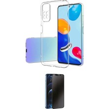 Uravas Store Ieg™ Redmi Note 12 Pro 4g Kılıf Zirve Doku - Siyah 3D Antistatik Hayalet Cam Ekran Koruyucu